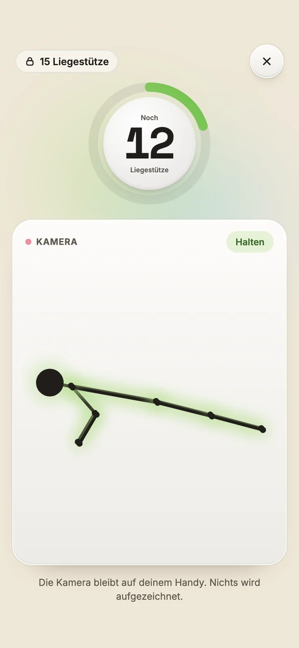 Die Kamera zählt mit